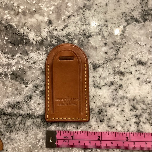 ❤️ Authentic Vintage LOUIS VUITTON small luggage tag - Picture 3 of 9